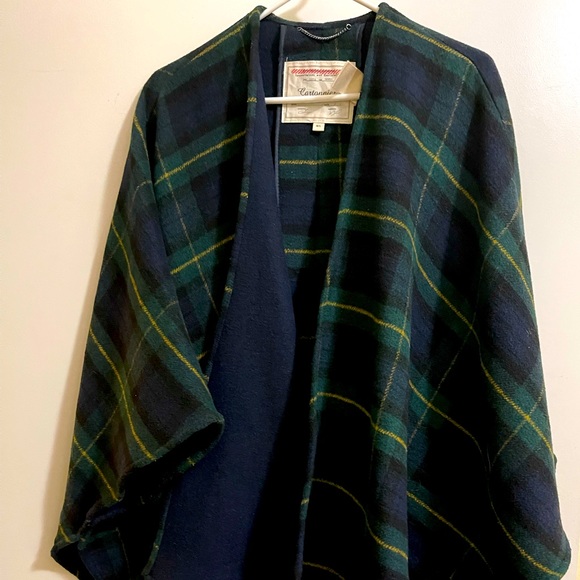 Cartonnier Jackets & Blazers - Classic Plaid Cartonnier Pancho - M/L Anthropology